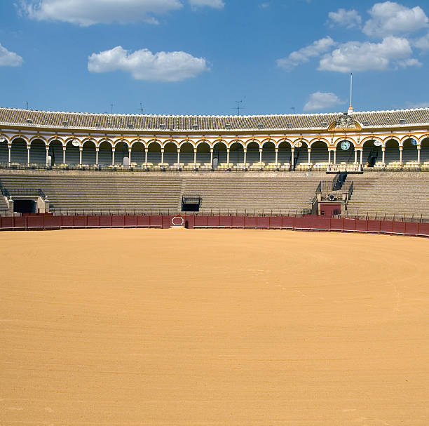 la arènes de la real maestranza - maestranza bullring photos et images de collection