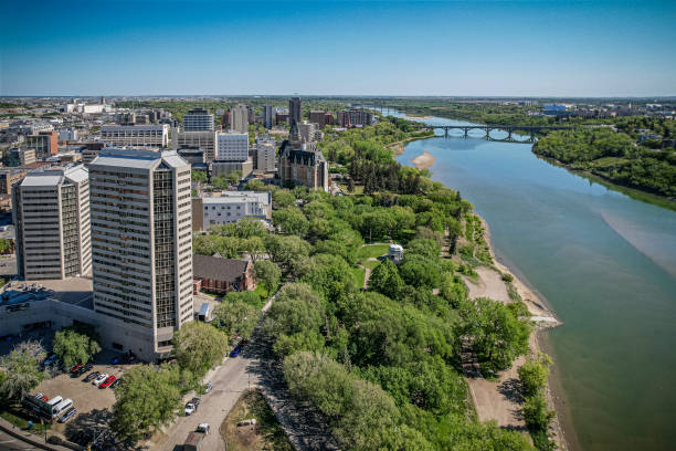istock Aerial of Downtown Saskatoon 1443655546