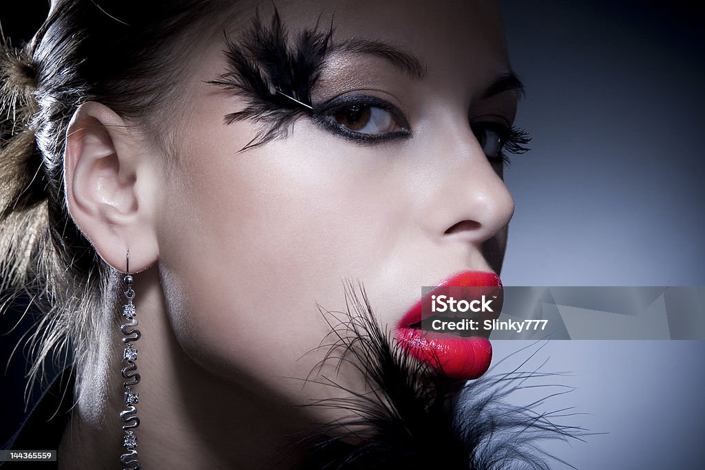 Originale make-up - Foto stock royalty-free di Adolescente