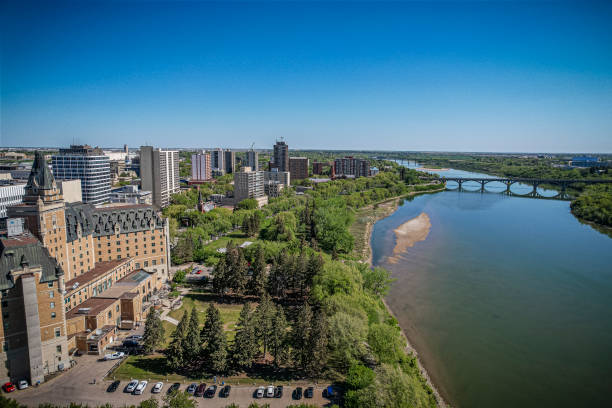 istock Aerial of Downtown Saskatoon 1443655616