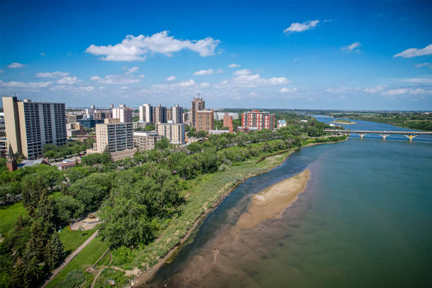 istock Aerial of Downtown Saskatoon 1443655770