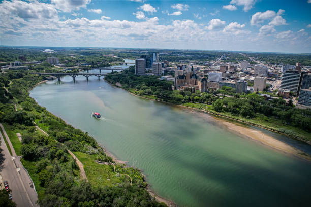 istock Aerial of Downtown Saskatoon 1443655827