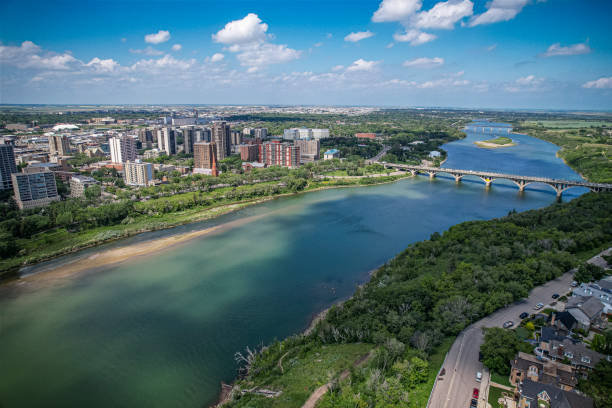 istock Aerial of Downtown Saskatoon 1443655828