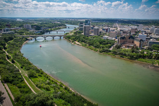 istock Aerial of Downtown Saskatoon 1443655853