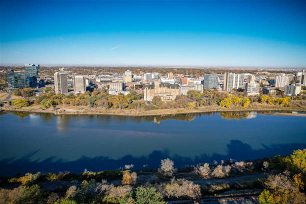 istock Aerial of Downtown Saskatoon 1443656497