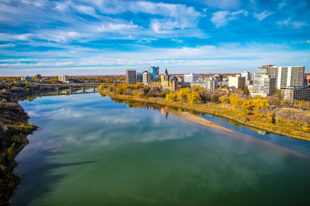 istock Aerial of Downtown Saskatoon 1443656549