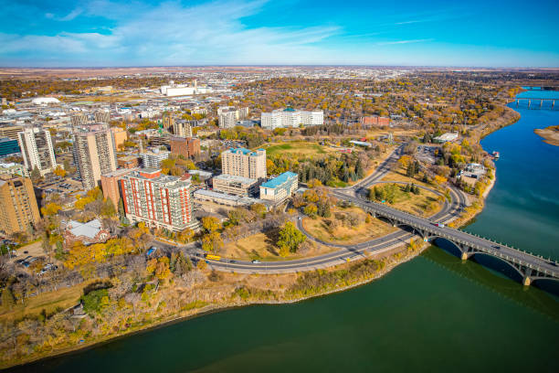 istock Aerial of Downtown Saskatoon 1443656552