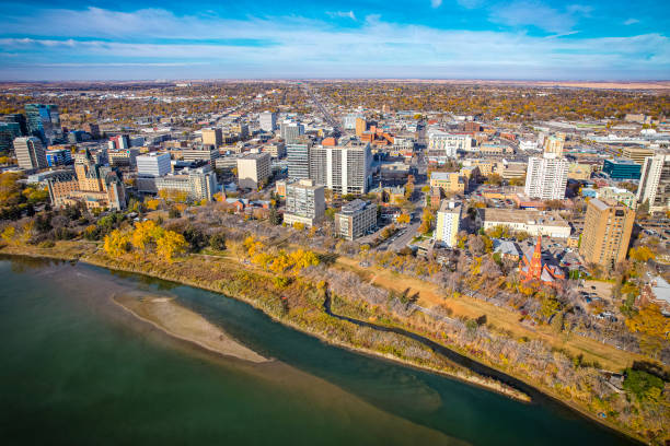 istock Aerial of Downtown Saskatoon 1443656571