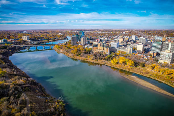 istock Aerial of Downtown Saskatoon 1443656593