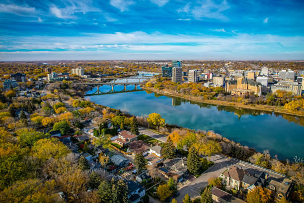 istock Aerial of Downtown Saskatoon 1443656628
