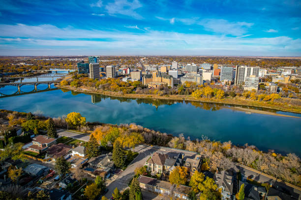 istock Aerial of Downtown Saskatoon 1443656631