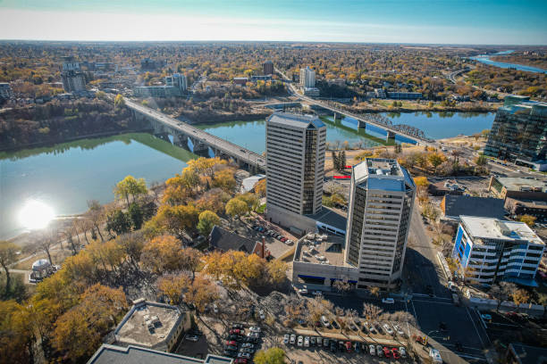 istock Aerial of Downtown Saskatoon 1443656751