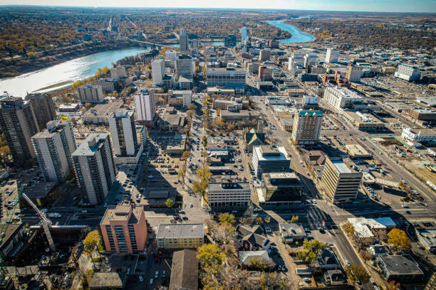istock Aerial of Downtown Saskatoon 1443656789