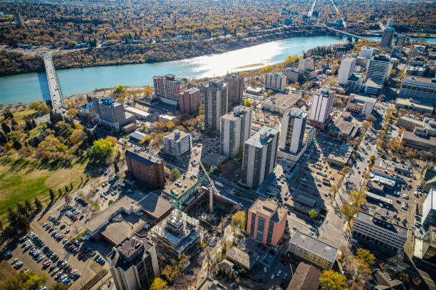 istock Aerial of Downtown Saskatoon 1443656832