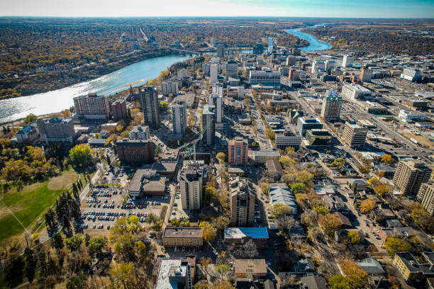 istock Aerial of Downtown Saskatoon 1443656854
