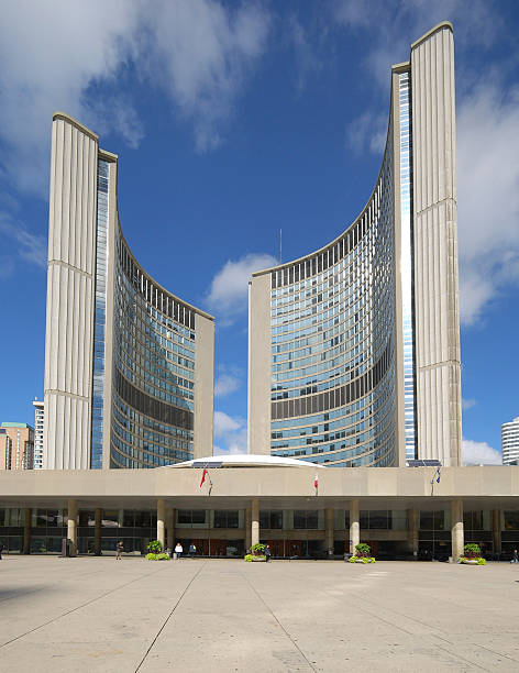 istock Toronto City Hall, view from below 144366240