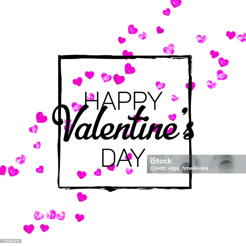 Thiệp Giảm Giá Valentine Biên Giới Trừu Tượng Cho Ngày Kỷ Niệm ...