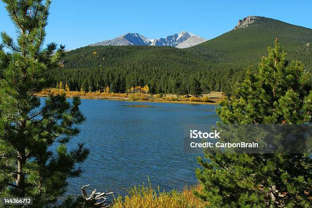 Lily Lake Und Longs Peak Stockfoto und mehr Bilder von Baum - Baum, Berg, Berggipfel