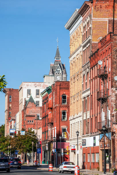 istock Main street - Holyoke, Massachusetts 1443669537