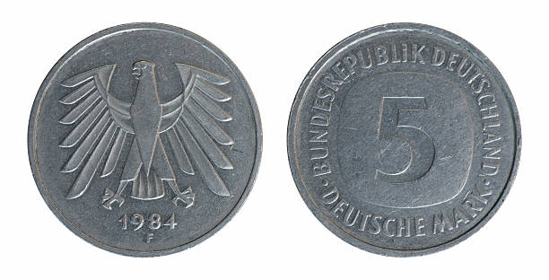 Moneda de Alemania - foto de stock