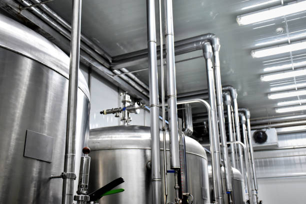 istock Beer factory Brewing machinery 1443671343