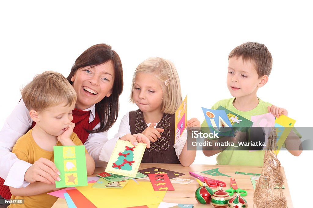 Der Weihnachts-Karten - Lizenzfrei 2-3 Jahre Stock-Foto