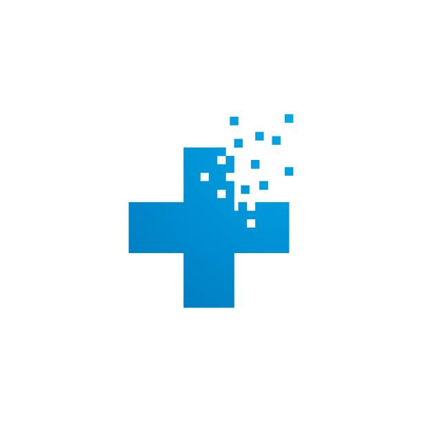 Medical Cross illustration Logo template Medical Cross illustration Logo template vector design subject technology stock illustrations