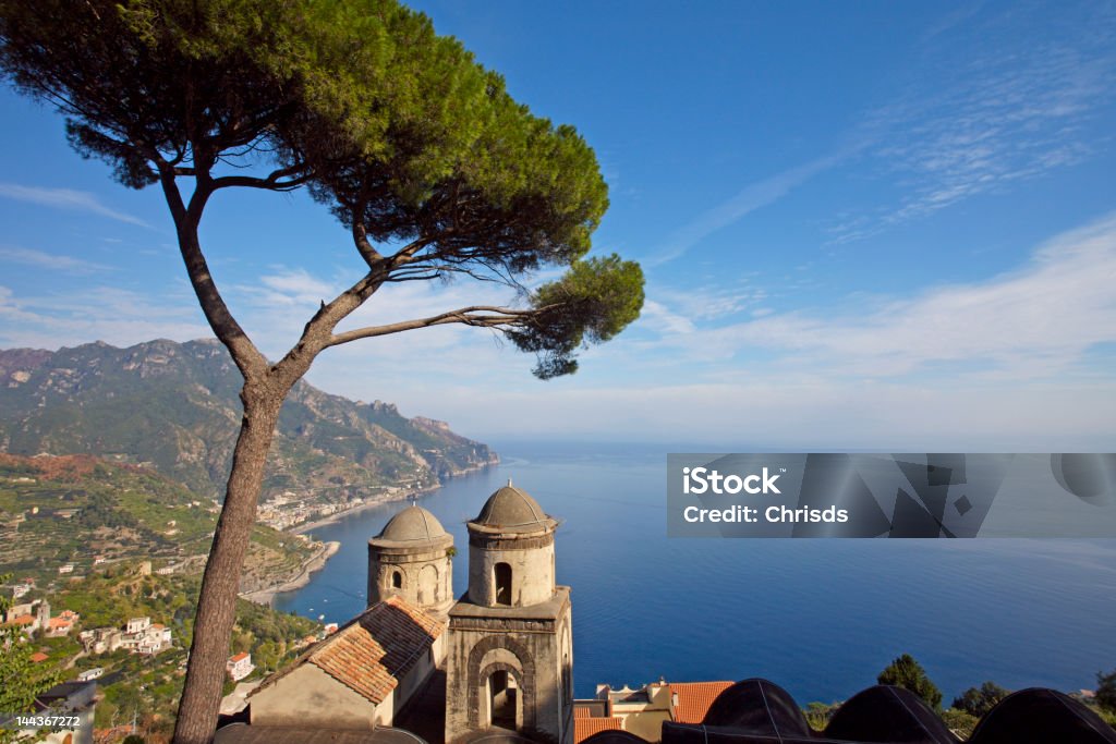 Malerischem Blick auf das Mittelmeer von Ravello - Lizenzfrei 2007 Stock-Foto