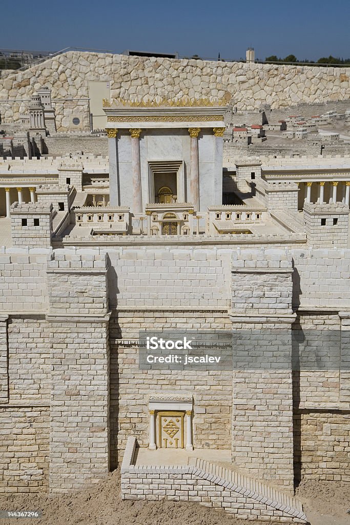 Modelo do segundo templo, Israel Museum - Foto de stock de Sinagoga royalty-free