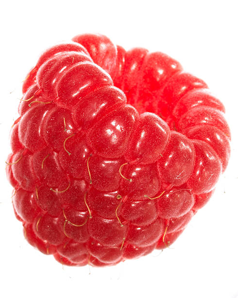 istock Close-up of a red and tasty raspberry 144367638