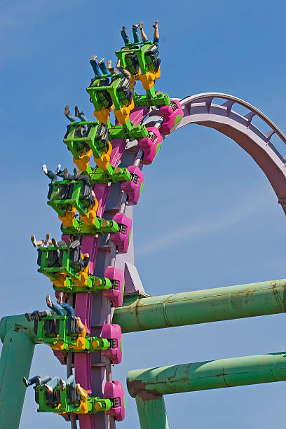 Rollercoaster Loop stock photo