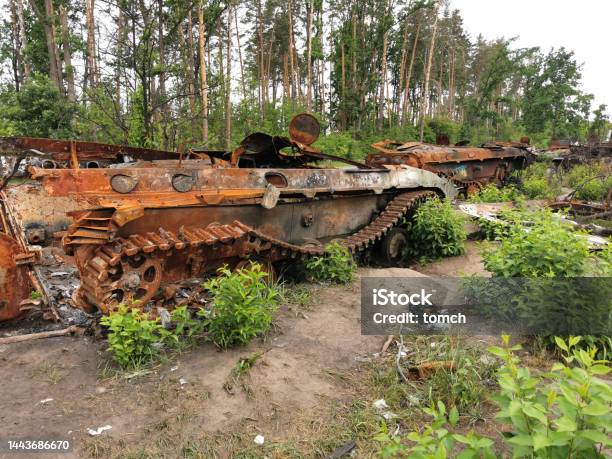 WW2 photo abandoned Russian tank and destroyed tracked vehicules WW2 photo abandoned Russian tank and destroyed tracked vehicules
