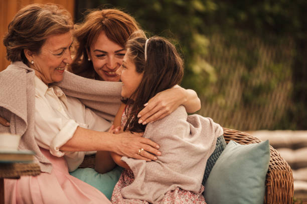 istock Hugs and smiles during cool spring afternoon 1443686824