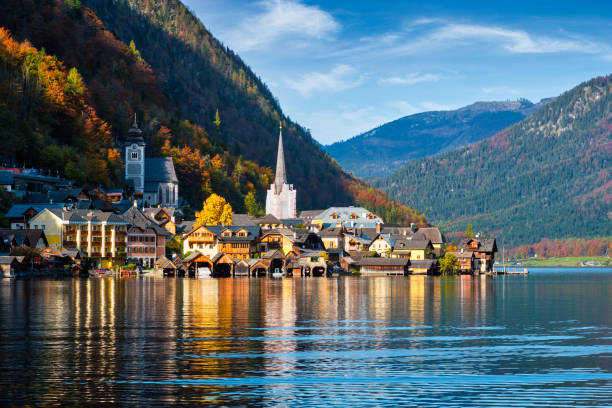 istock Hallstatt village, Austria 1443689185