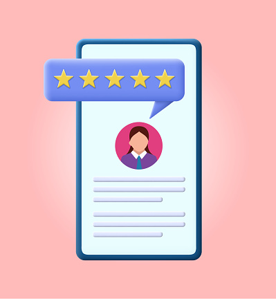 online review on phone design element