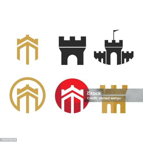 Castle Insignia Castle Symbol Vector Stock Illustration - Download Image Now - Logo ...