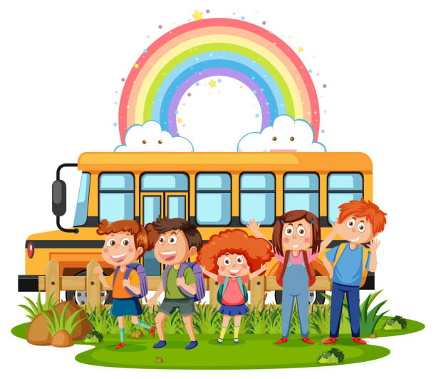 Free cartoon school bus Clipart | FreeImages