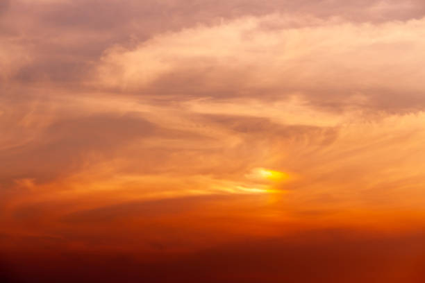 sunset sky stock photo
