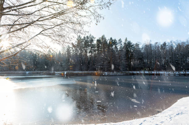 istock View of wonderful winter landscape 1443747670
