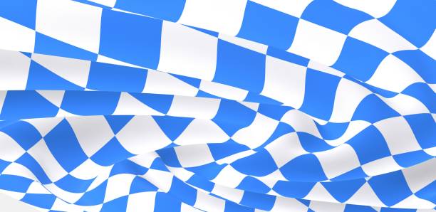 istock 3d render design of the Bavarian flag background 1443759109