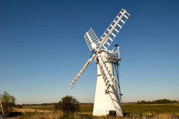 istock Thurne Pump drainage mill on the Norfolk Broads 1443761424