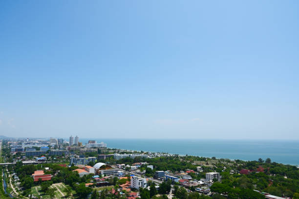 istock beautiful city with sea view and blue sky 1443766248