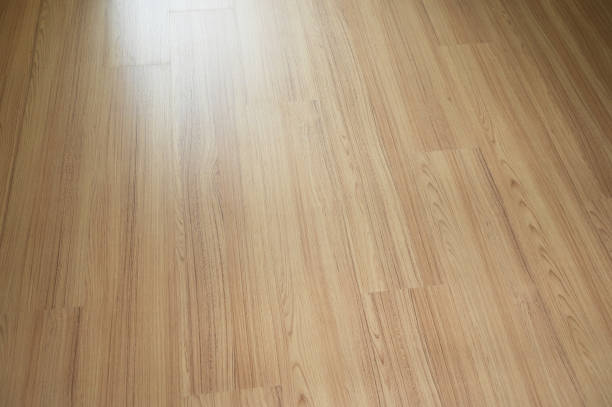 istock wooden floor in room, interior design 1443769287