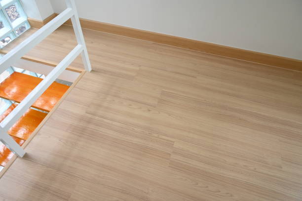 istock wooden floor in the room, interior design 1443769327