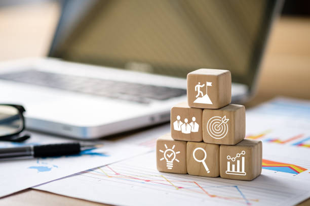 istock KPI, Key Performance Indicator. Business goals, performance results and indicators . For business planning and measure success, target achievement. KPI 2023 1443774445