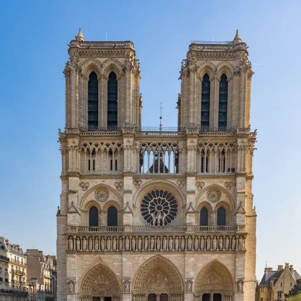 istock Paris, Notre-Dame cathedral, the western facade 1443777608