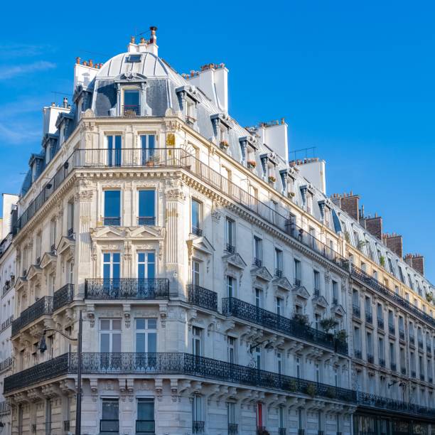 istock Paris, beautiful house in Montmartre 1443778404