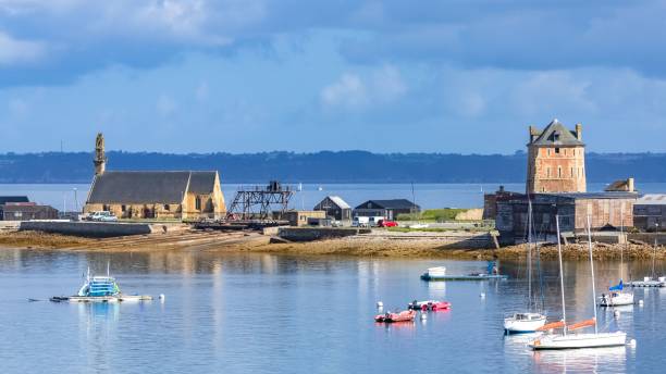 istock Camaret-sur-Mer, the Vauban tower in Brittany 1443778634