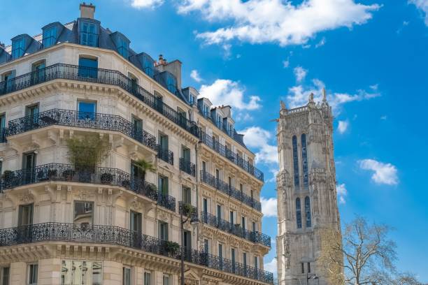 istock The Saint-Jacques tower in Paris 1443781819