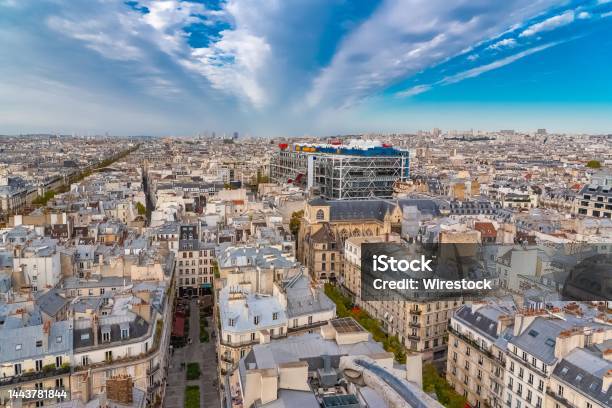 Paris Panorama Of The City Stock Photo - Download Image Now - Aerial View, Ancient, Architecture